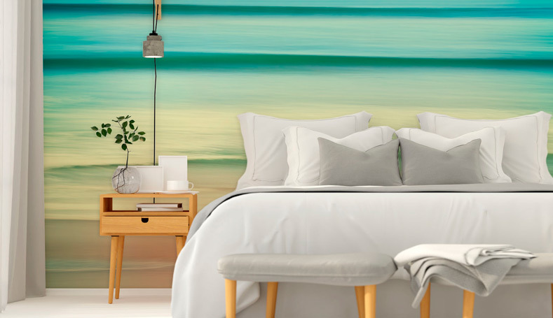 Abstrakti merimaisema -tapetti,